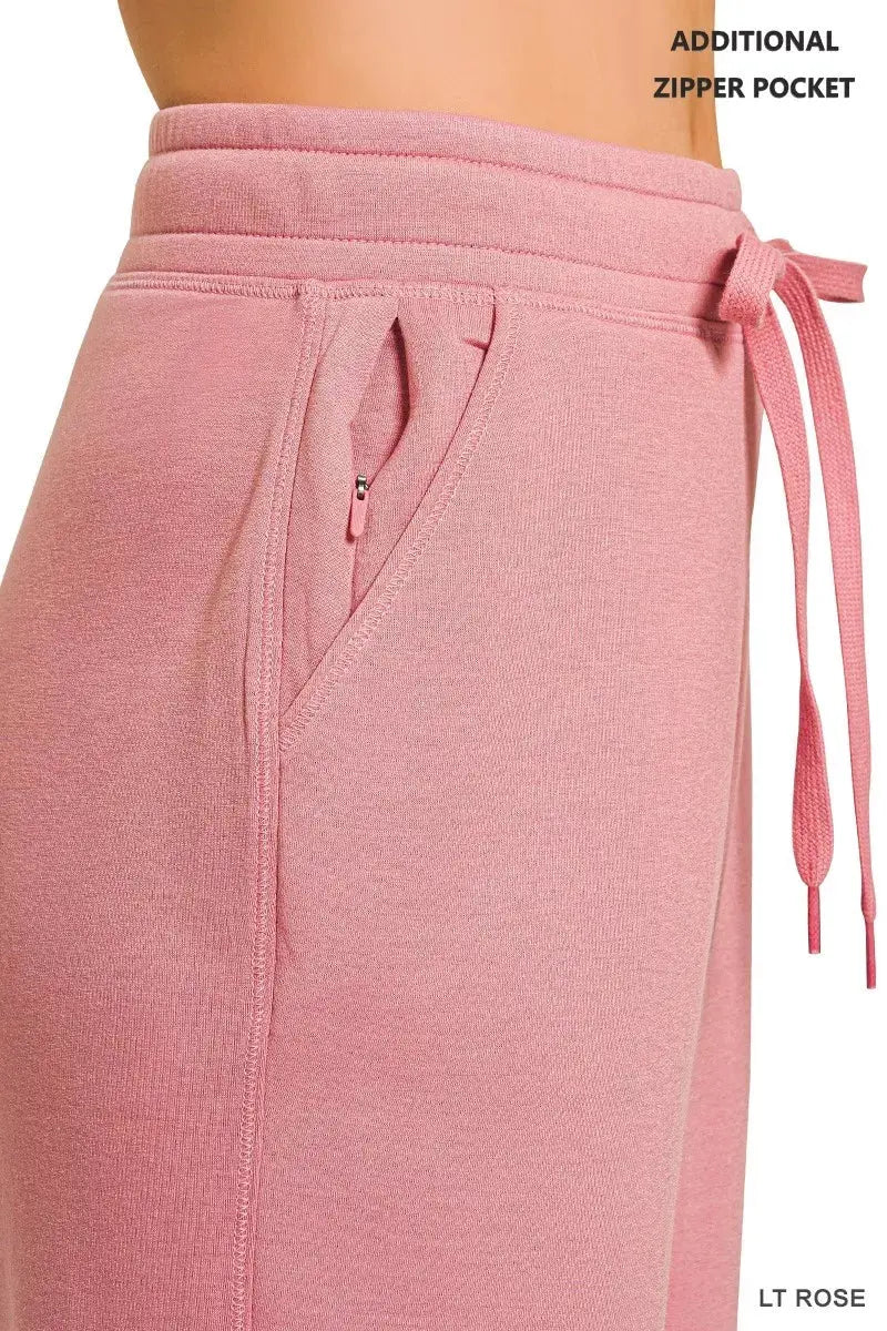 Zenana Drawstring Scuba Joggers with Pockets  Style Ratio