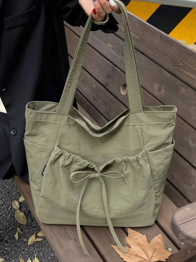 Lightweight Bow Decor Handbag  Style Ratio