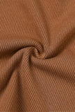 Brown Gold Chain Straps Rib Knit Tank Top  Style Ratio