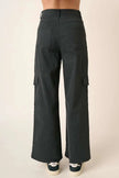 Mittoshop High Waist Pants with Cargo Pockets  Style Ratio