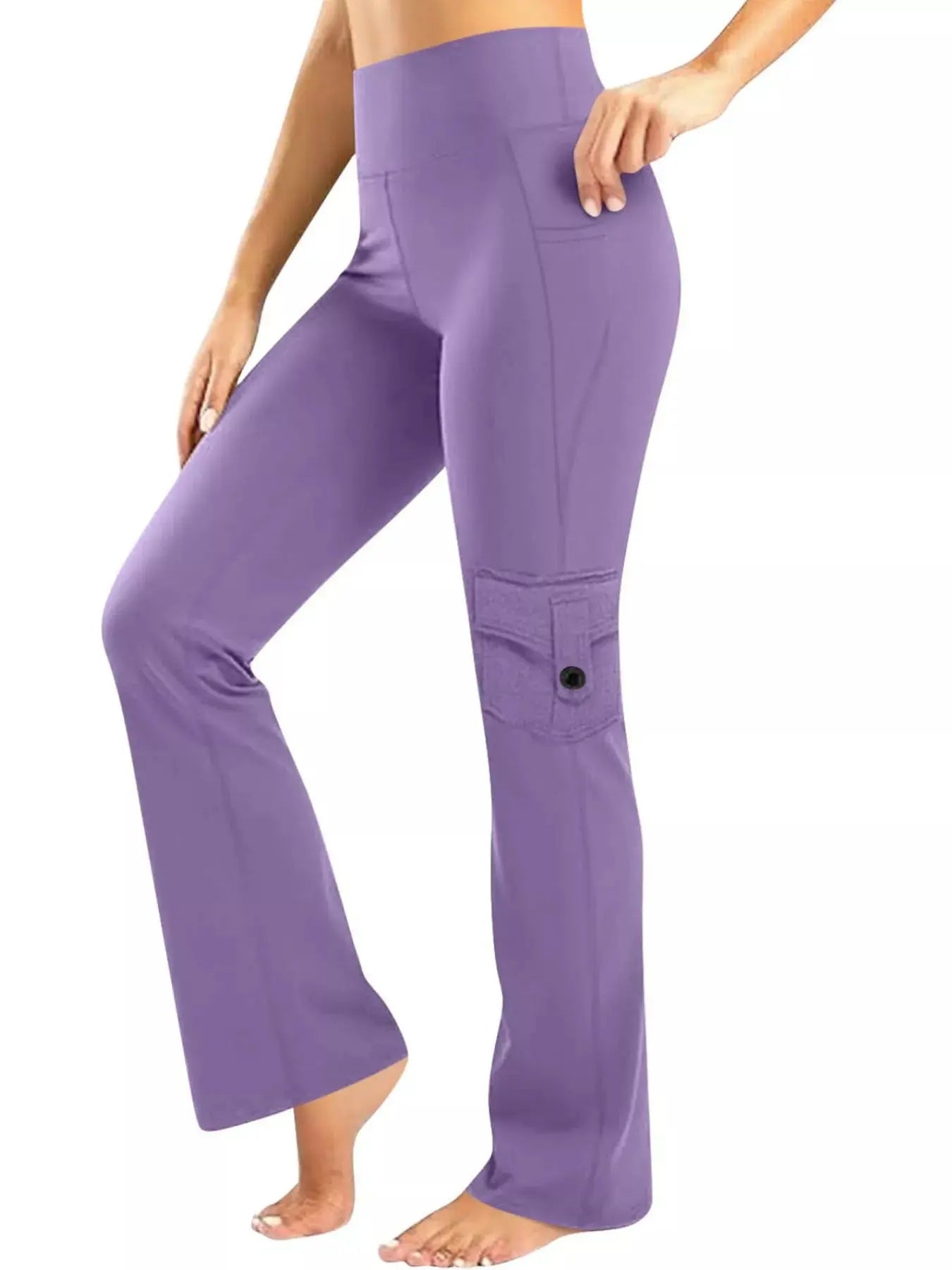 High-Waisted Yoga Pants with Pockets  Style Ratio