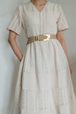 Irregular Buckle Braid Belt  Style Ratio