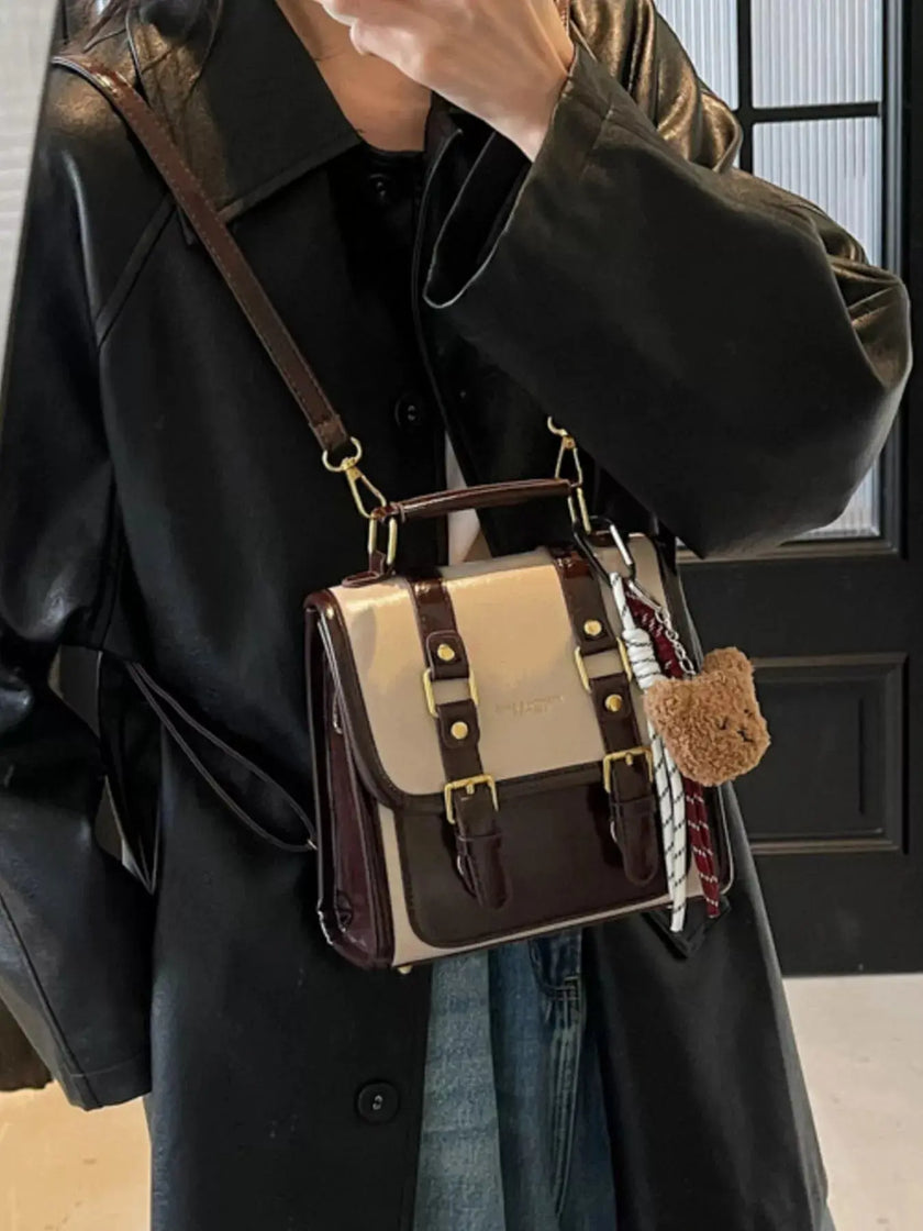 Buckle Flap Backpack Bag  Style Ratio