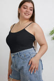 Basic Bae Full Size Round Neck Slim Tank Top  Style Ratio