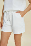 Double Take Full Size Texture Flounce Sleeve Top and Shorts Set  Style Ratio