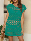 Openwork Round Neck Cover-Up  Style Ratio