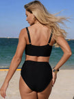 Twist Front High Waisted Bikini  Style Ratio