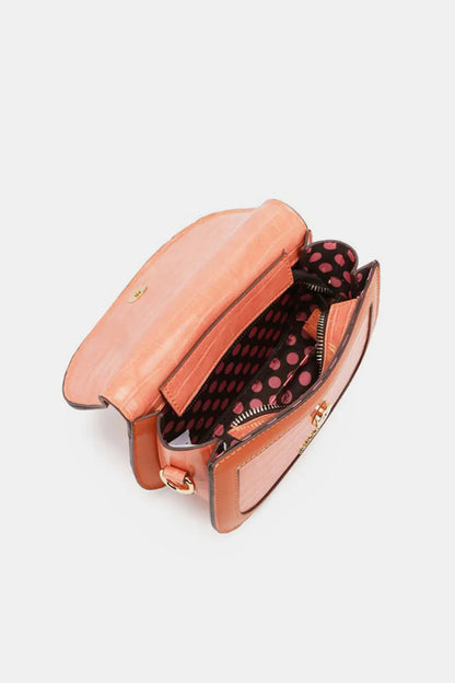 Nicole Lee Embossed Crossbody Bag Trendsi