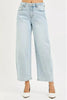 RISEN High Rise Crop Barrel Jeans  Style Ratio