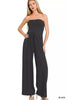 Zenana Tube Top Jumpsuit with Drawstring Waist  Style Ratio