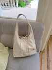 Leather Tied Shoulder Bag  Style Ratio