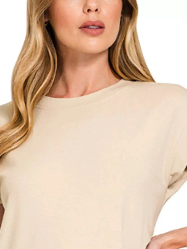 Zenana Round Neck Side Slit Midi Dress  Style Ratio