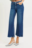 RISEN Tummy Control 4 Way Stretch High Rise Crop Wide Leg Jeans  Style Ratio