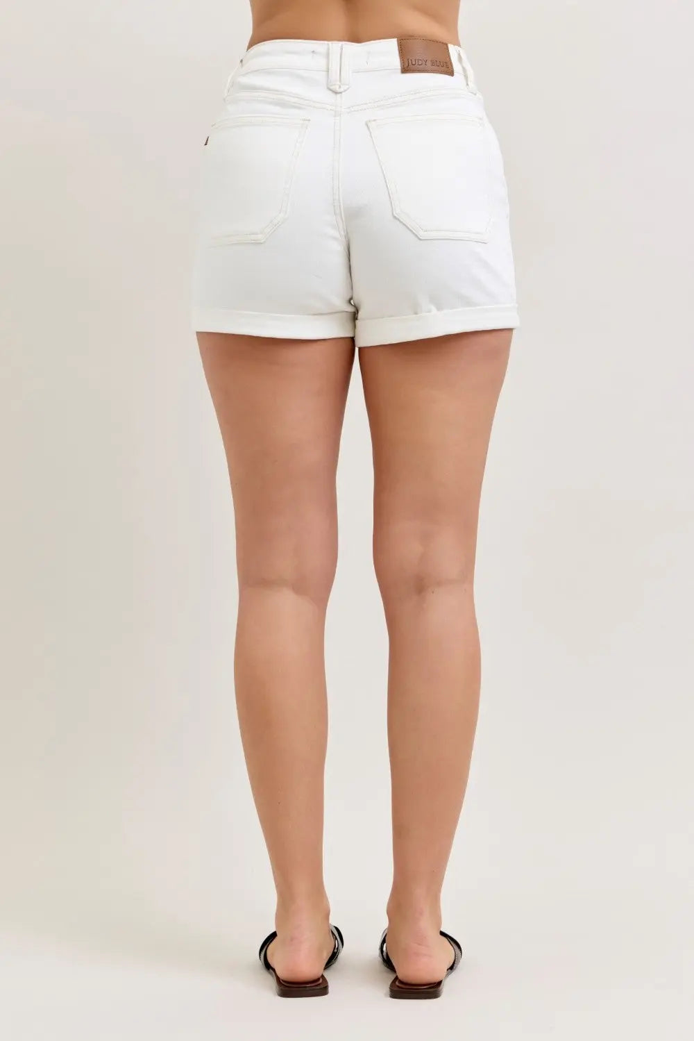 Judy Blue High-Waisted Aurora Weekender Short with Double Rolled Cuff  Style Ratio