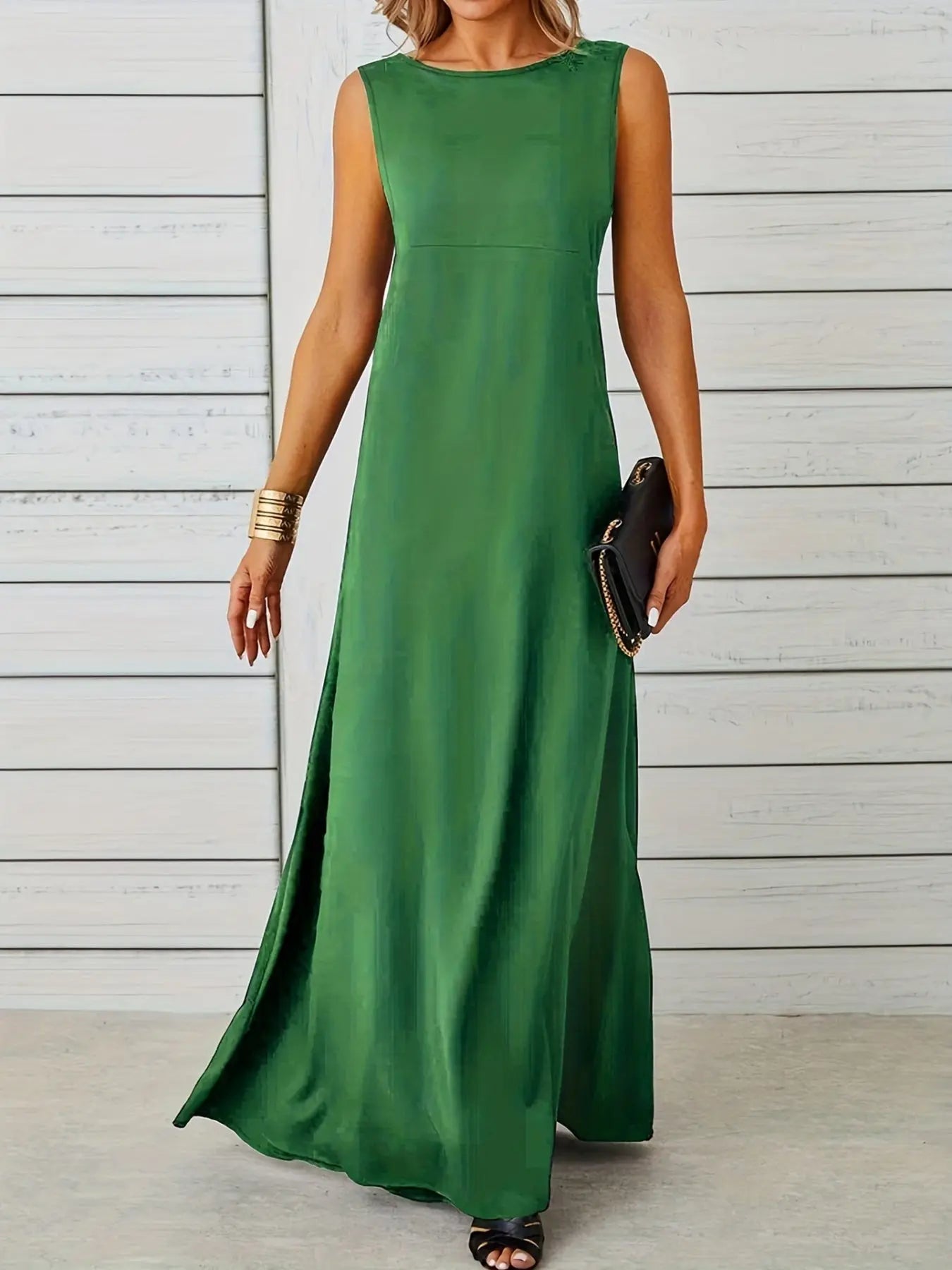 Sleeveless Flowy Maxi Dress  Style Ratio