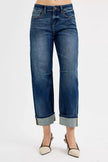 RISEN Slouchy Crop Barrel Cuffed Jeans  Style Ratio