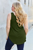 Basic Bae Full Size Round Neck Curved Hem Tank  Style Ratio