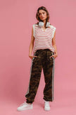 BiBi Side Lines Camouflage Track Pants  Style Ratio