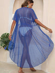 Lace Half Sleeve Sheer Cover Up  Style Ratio