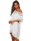 Bohemian Crochet Trim Beach Cover Up  Style Ratio
