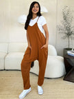 Double Take Full Size Sleeveless V-Neck Pocketed Jumpsuit  Style Ratio