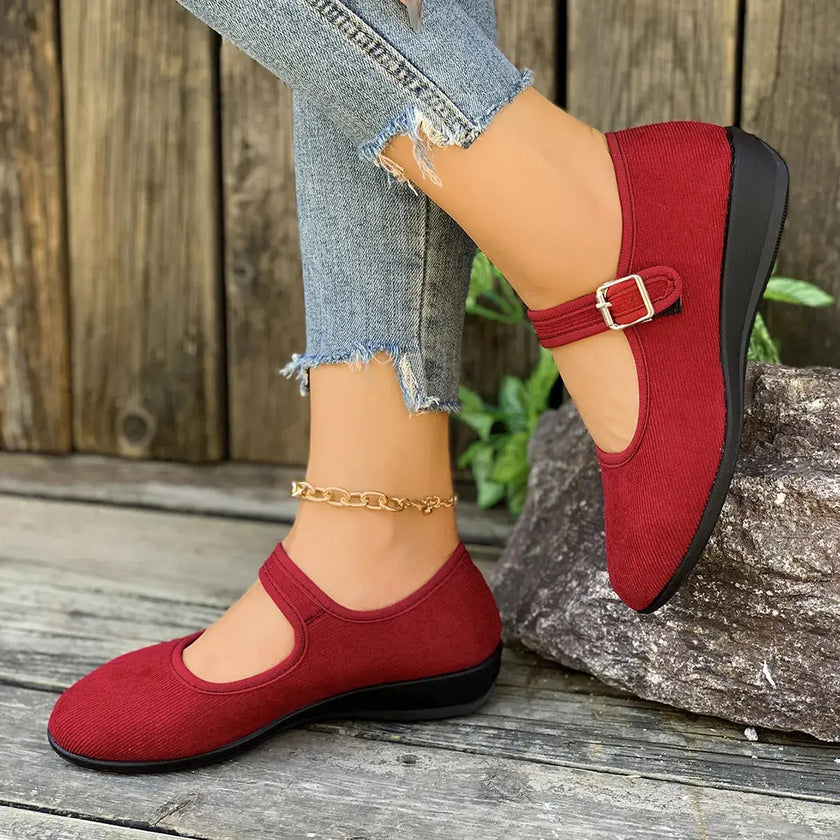 Round Toe Mesh Slip-Ons  Style Ratio