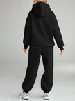 Full Size Kangaroo Pocket Hoodie and Joggers Set  Style Ratio
