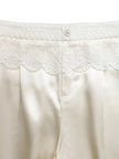 Lace Waist Wide Leg Pants  Style Ratio