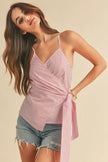Aemi + Co Knotted Striped Top  Style Ratio