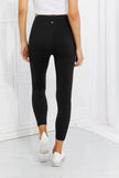 Leggings Depot Full Size Strengthen and Lengthen Reflective Dot Active Leggings  Style Ratio