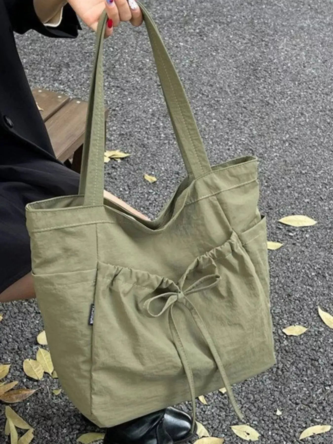 Lightweight Bow Decor Handbag  Style Ratio