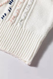 Cable Knit Short Sleeve Sweater  Style Ratio