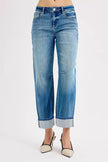 RISEN Slouchy Crop Barrel Cuffed Jeans  Style Ratio