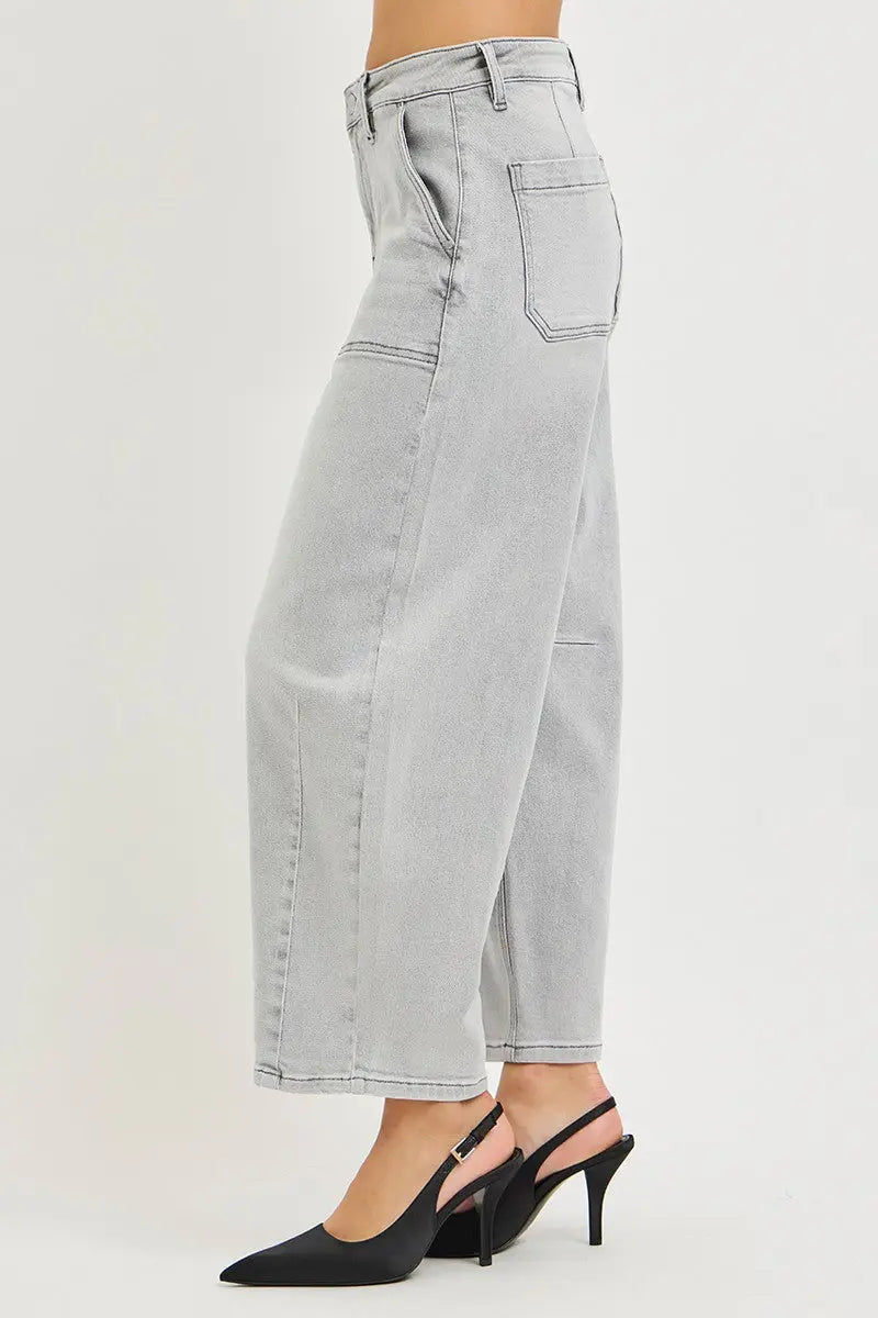 RISEN Slouchy Cropped Barrel Jeans  Style Ratio