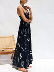 Printed Spaghetti Strap Maxi Dress  Style Ratio