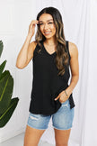 Blumin Ribbed V-Neck Tank  Style Ratio