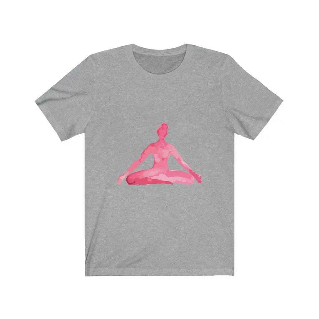 Yoga Meditation Pose Print T-Shirt - Style Ratio