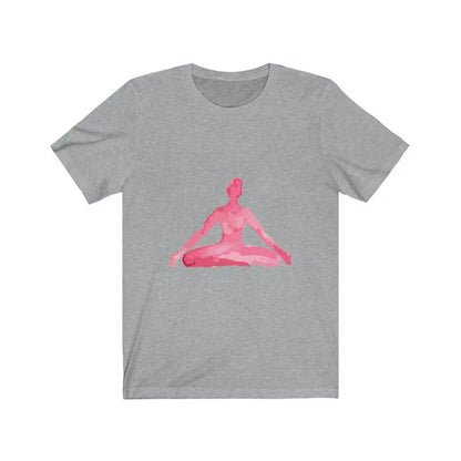 Yoga Meditation Pose Print T-Shirt - Style Ratio