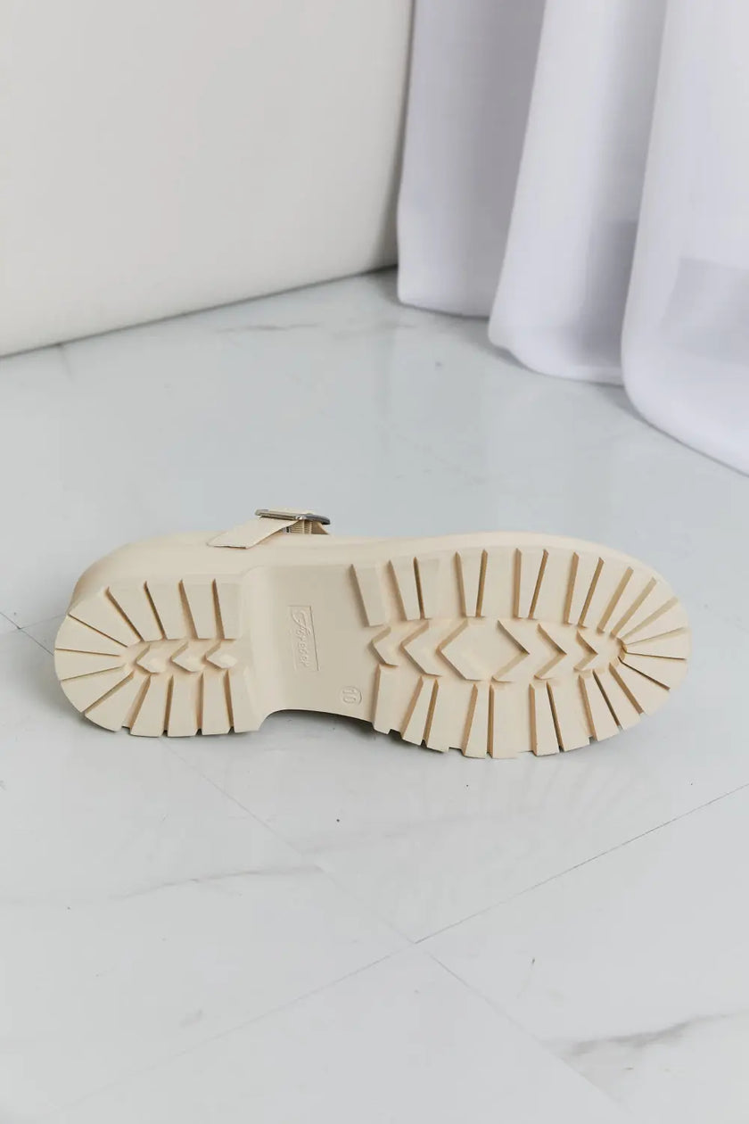 Forever Link Faux Leather Platform Mary Janes  Style Ratio