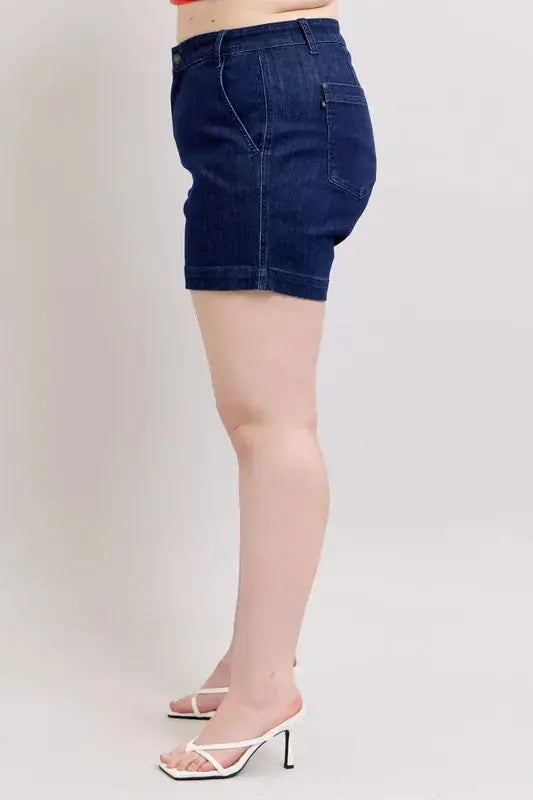 Judy Blue Full Size High Waist Denim Shorts  Style Ratio