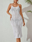 Side Slit Crochet Knit Cover Up  Style Ratio