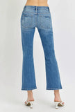 RISEN Full Size Low Rise Crop Flare Jeans Plus Size  Style Ratio