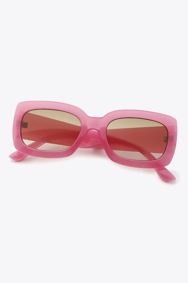 Polycarbonate Frame Rectangle Sunglasses  Style Ratio