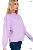 Zenana Scuba Mock Neck Sweatshirt and Joggers Set  Style Ratio