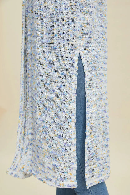 Double Take Open Front Longline Cardigan Trendsi