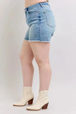 Judy Blue High Waist Western Embroidery Detail Cut Off Denim Shorts  Style Ratio