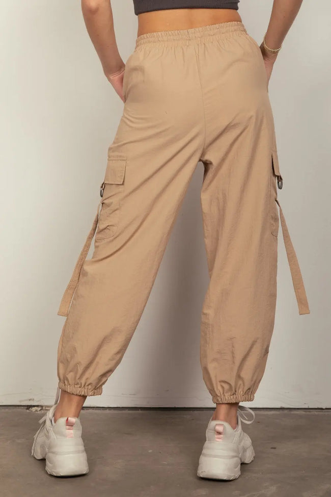 Very J Elastic Waist Cargo Pants  Style Ratio