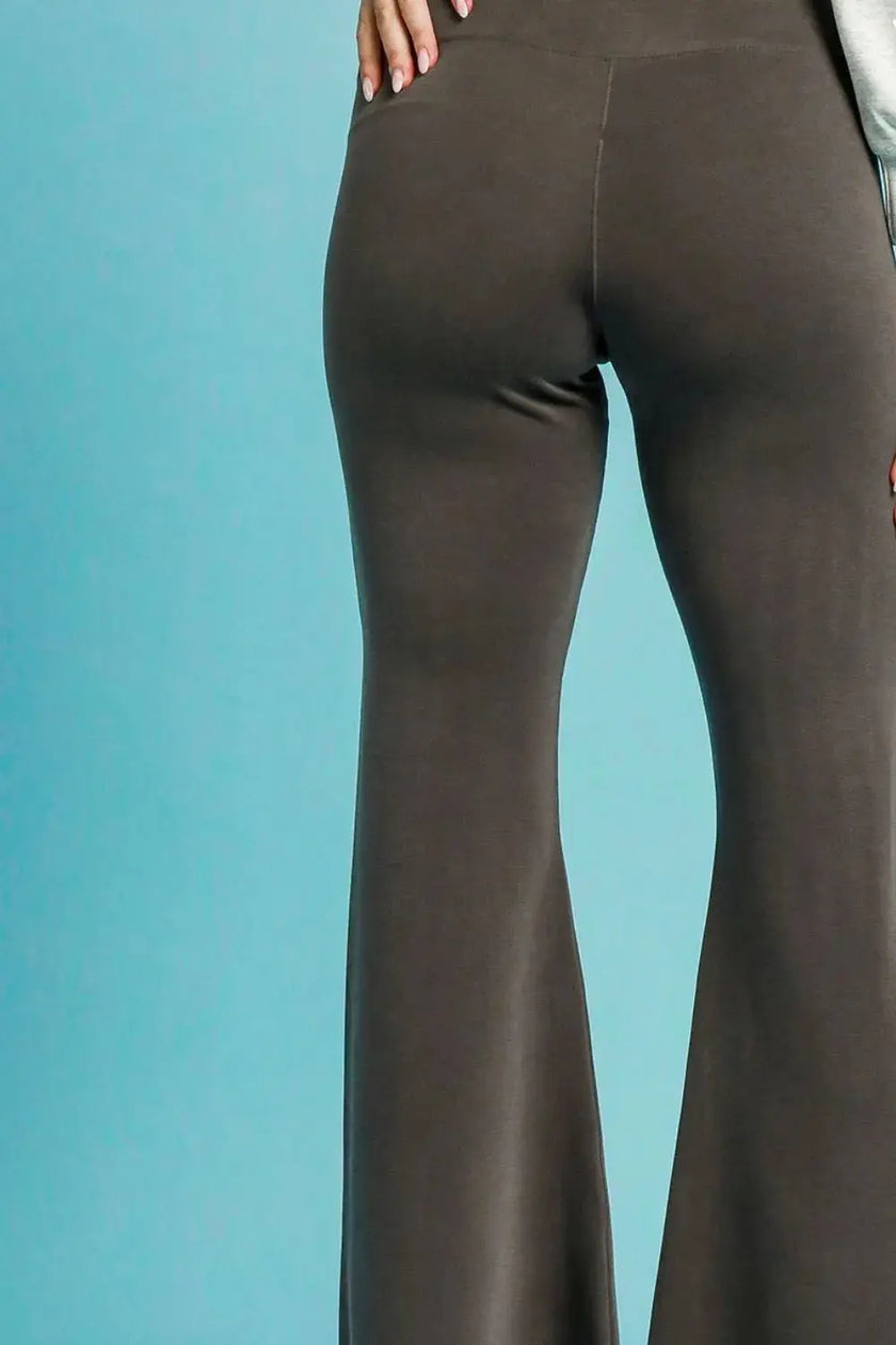 Umgee High-Waisted Flare Leggings  Style Ratio