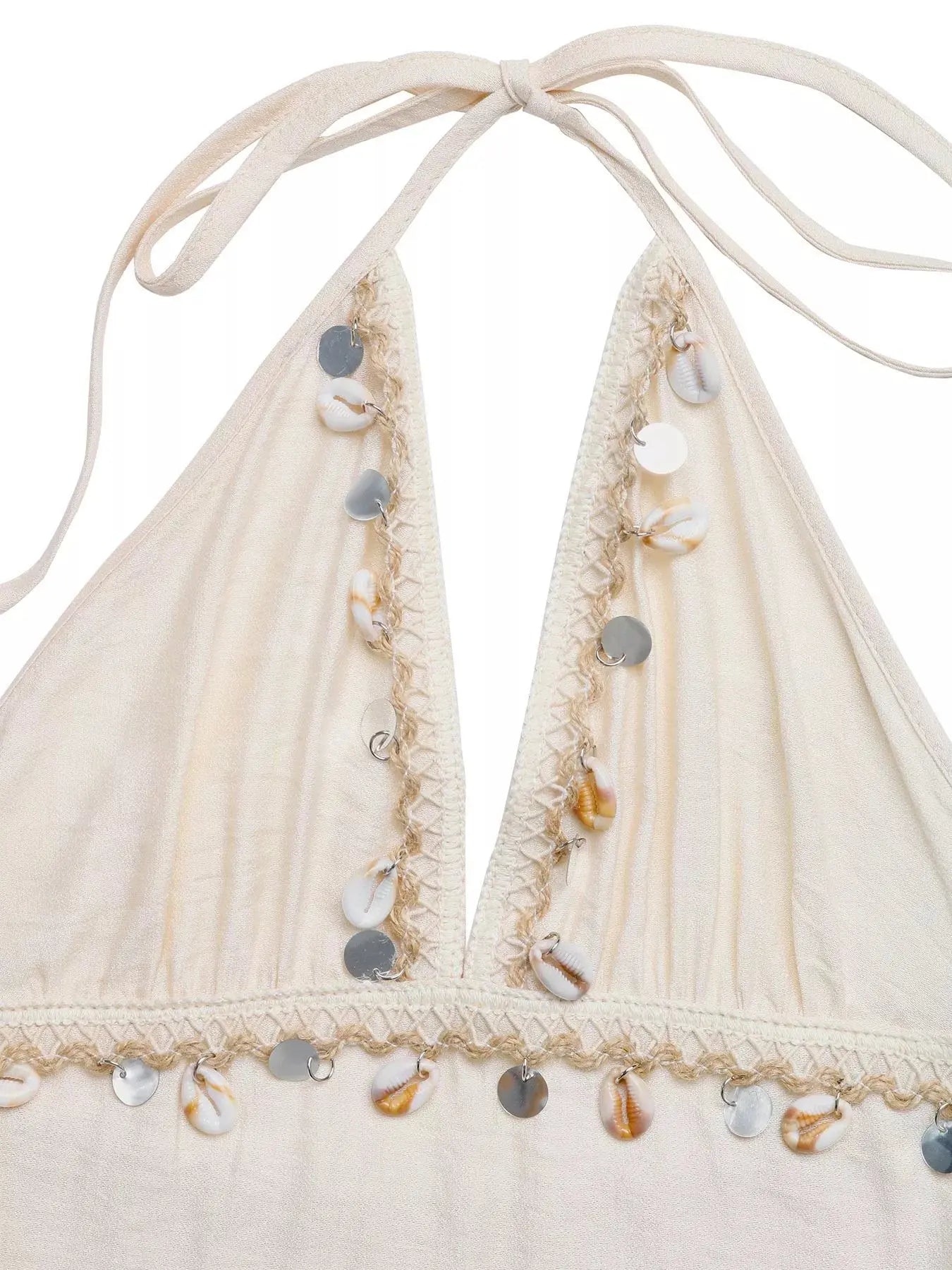 Halter Neck Tiered Dress  Style Ratio