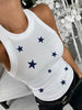 Full Size Star Round Neck Tank  Style Ratio